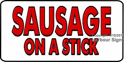 Italian Hot Sausage DECAL Food Truck Vinyl Sign Concession Choose Your Size 