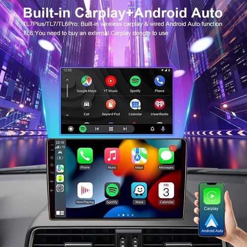 For Honda Freed 1 2008-2016 Car Radio Stereo Player GPS Navigation Android Auto - Foto 6 di 25