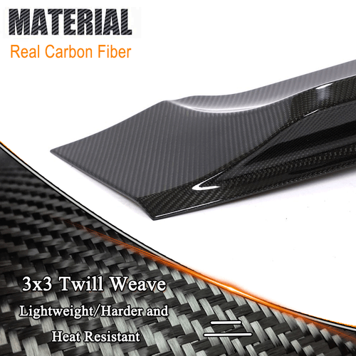 For Porsche 911 991 Carrera 4 S 4S Rear Trunk Wing Boot Spoiler Lip Carbon Fiber - Bild 9 von 12