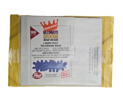 Post Cereal 1994 Honeycomb Nickelodeon Roundhouse Mini Poster