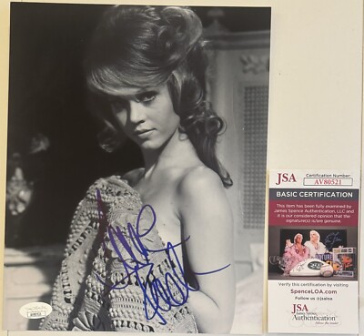 Jane Fonda , Autographed Signed , 8x10 Photo , Sexy  , Actress  , Model