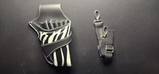 BRAND NEW Scissor & Shear Holsters Scissors Barber Stylist Zebra Print  W/strap 