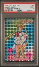 Sailor Moon No. 365 Holo Prism Carddass Part 10 1995 PSA 9 MINT