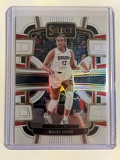 HALEY JONES 2024 Panini Select WNBA Concourse WHITE Prizm /99 qty