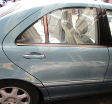 Mercedes S Class W220 Drivers Right Rear Door Aragonite Blue 941 1998 to 2005