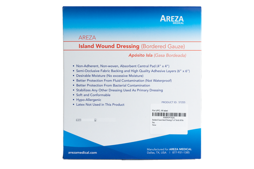 Areza Island Bordered Gauze Wound Dressing - Picture 5 of 7