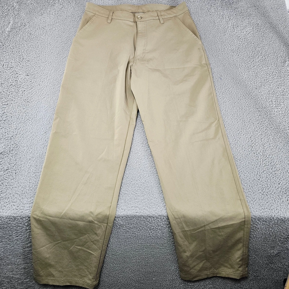 Champion Pants Mens 31x31 Khaki Performance Golf Stretch Chinos Comfort Slacks