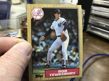 1987 Topps Baseball BOB TEWKSBURY FROM VENDING # 254