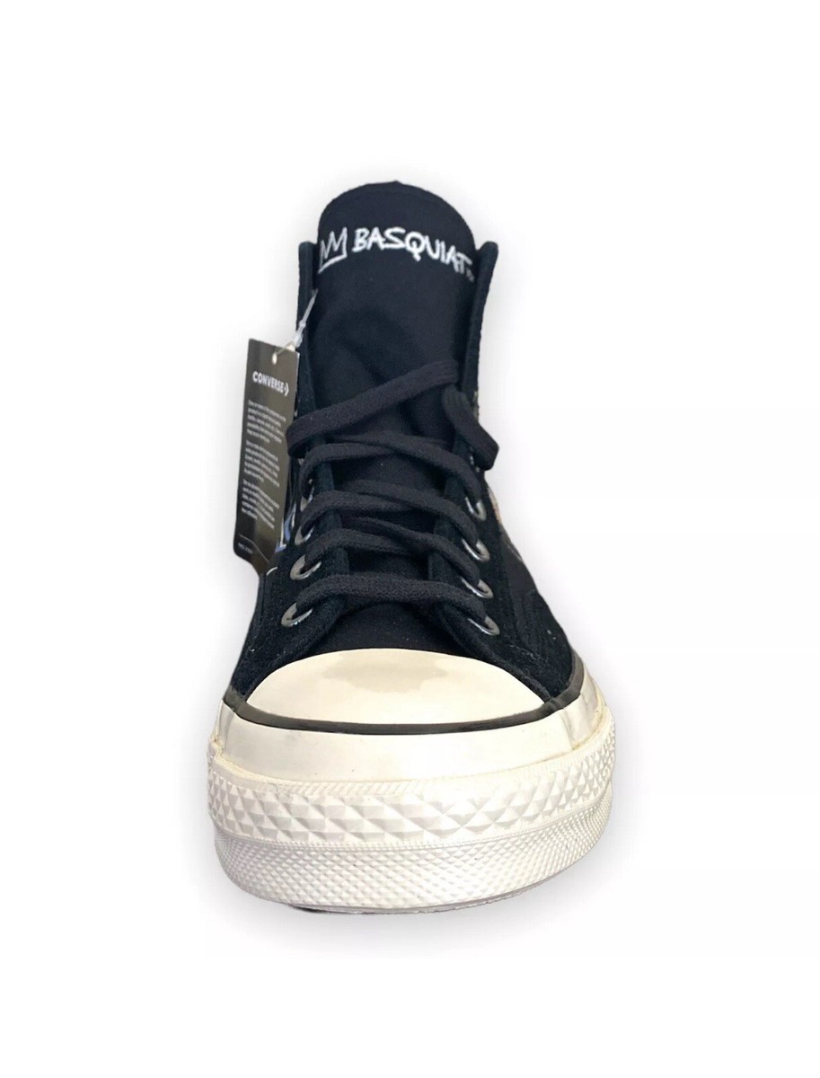 Converse Jean-Michel Basquiat X Chuck 70 HI Black Multi 172585C Mens 8.5 WM 10.5 Converse Jean-Michel Basquiat x Chuck 70 High  main image 3