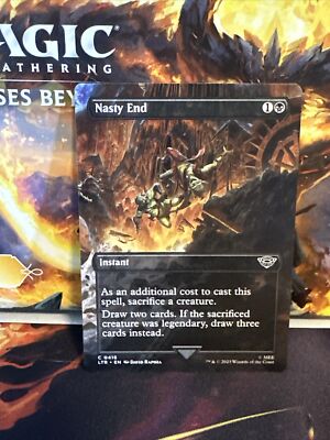 MTG Lord Of The Rings: Tales Of Middle Earth NON Foil Nasty End 0416 | eBay