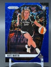 2024 Panini Prizm WNBA Blue Velocity #126 KATE MARTIN Las Vegas Aces RC