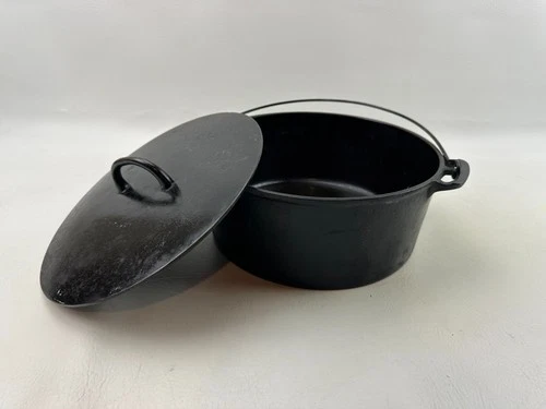 Wagner Sidney O #9 Dutch Oven W/ Lid High Logo Cast Iron Good Condition