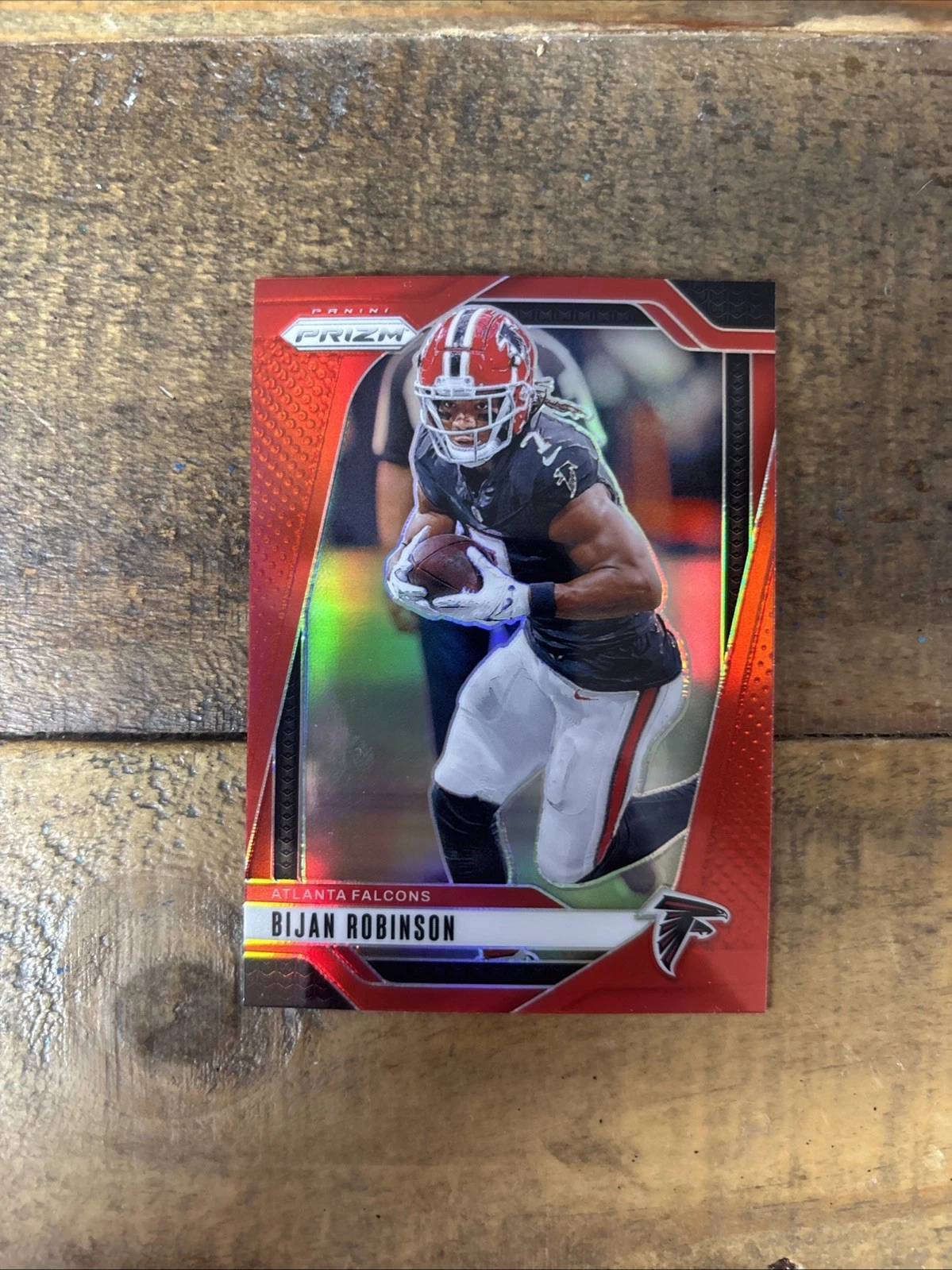 Bijan Robinson Retail Red 2024 Prizm SSP CASE HIT COLOR MATCH No:11