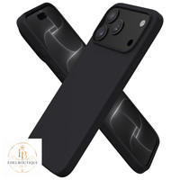HandyhüLle Silikon Schwarz FüR Iphone 18 Pro 6,3 Zoll SchutzhüLle Case