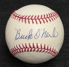 JOHN BUCK O'NEIL Signed Official Baseball-HALL OF FAME-KANSAS CITY MONARCHS-PSA