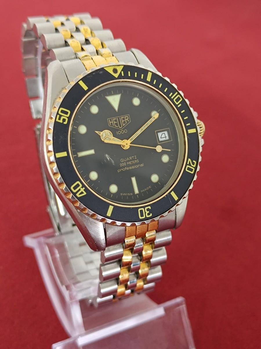TAG Heuer 1000 Men's Black Watch - 980.020 for sale online | eBay