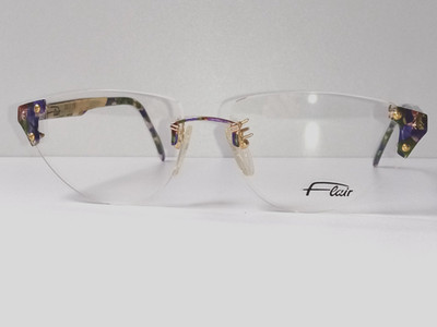 Ausgefallene Damenbrille Flair Jet Set 620, randlos, NEU