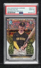 2023 Bowman Chrome Prospects Speckle Refractor /299 Ethan Salas PSA 10 GEM MT