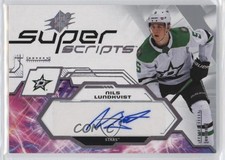 2023-24 SPx Superscripts Nils Lundkvist #SS-NL Auto 0i47