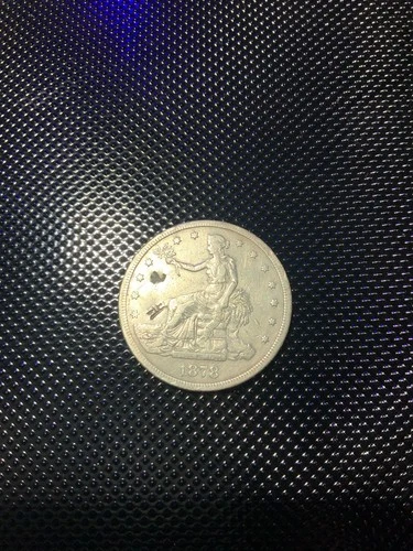 1878 s trade dollar with chop marks