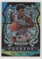 2020 Prizm Draft Picks Crusade Choice Blue Yellow & Green James Wiseman #82 2r7
