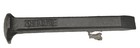 Pyrite mineral art gold miner loading ore into rail car all on railroad spike — photo 4
