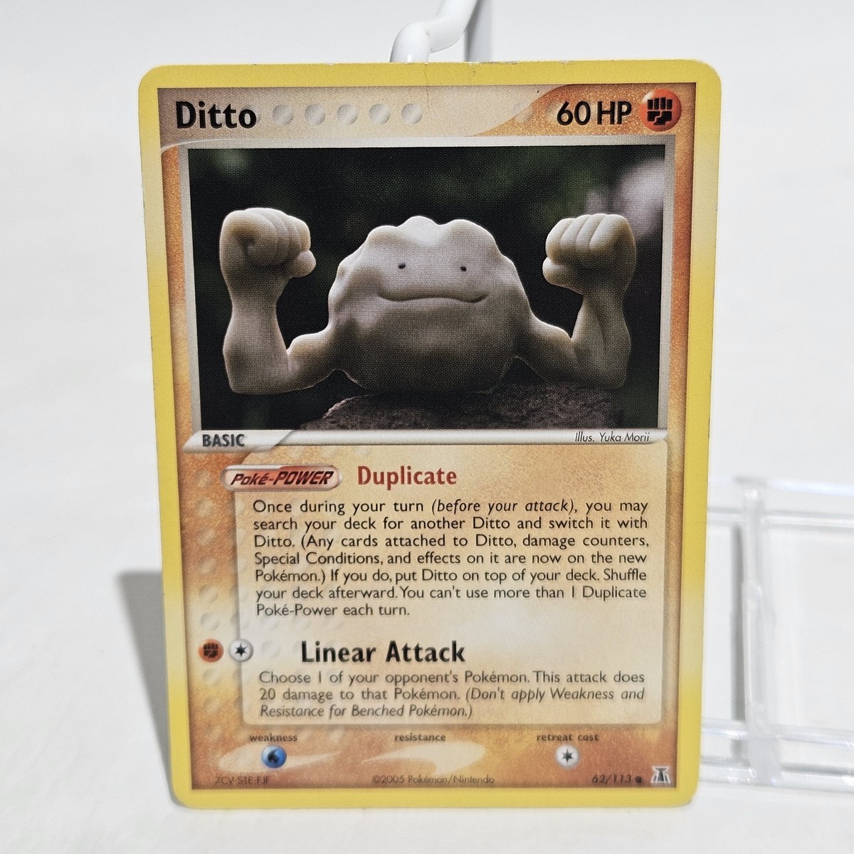 Pokémon TCG EX Delta Ditto (Geodude) Regular Common Card 62/113 | eBay