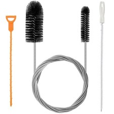 Pipe Cleaner Brush 80 inch Shower & Sink Drain Cleaning Tool 3Pcs Plughole