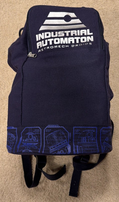 Disney Star Wars Atromech Droid Carrier Backpack Blue Galaxy's Edge Droid Depot