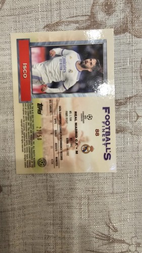 2021/22 Topps Isco 21/50 - Picture 2 of 2