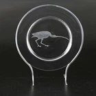 🏁 Steuben Glass "Audubon Birds" Kingfisher, Curlew and Wooduck