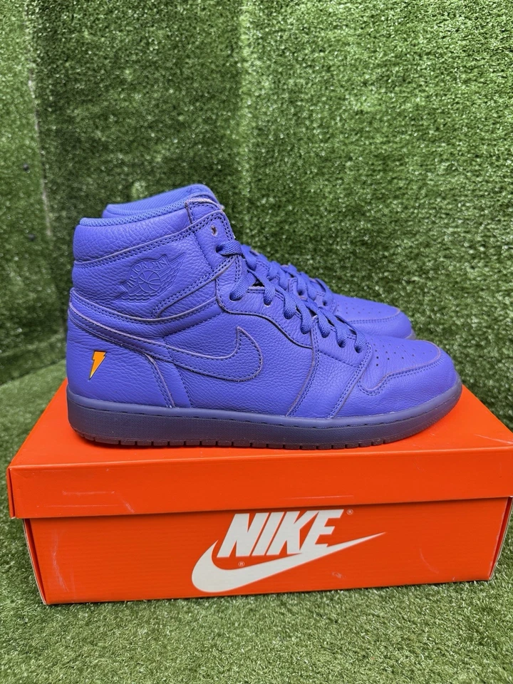Talla 10.5 - Air Jordan 1 Retro OG G8RD High Rush Violeta Foto 3 de 4