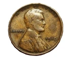 1910 Lincoln Wheat Penny Cent, Very Good, Nice Luster, Exact coin, Free Ship