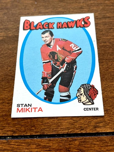 1971-72 Topps #125 Stan Mikita HOF Chicago Black Hawks