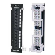 Intellinet Patch Panel 162470 Cat5e Wall-Mount 12-Port