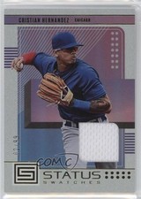 2023 Panini Chronicles Status Swatches Gold 2/99 Cristian Hernandez #SS-CH pe8