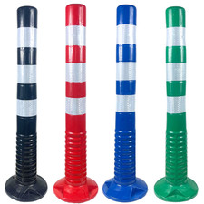 Shipping Container Plastic Site Bollards – 4 Colours (Sold Individually)