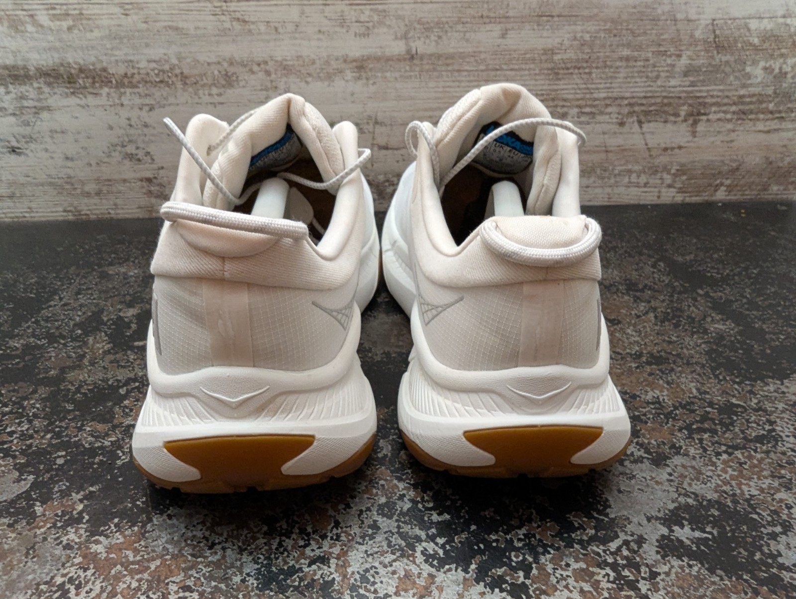 Womens Hoka One One Transport Athletic Shoes Sz 11 Used White Mesh Vibram thumbnail 15