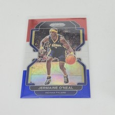 2021 Panini Prizm #250 Jermaine O'Neal Red White and Blue Indiana Pacers