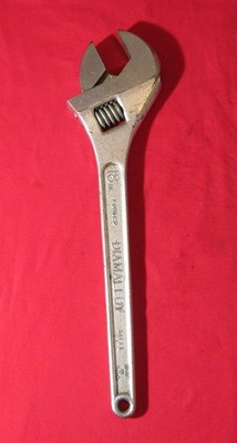 Vintage Diamond Calk Horseshoe Co Diamalloy 18'' Adjustable Wrench DULUTH Inch