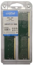 NEW Crucial 32GB (2 x 16GB) DDR4-3200 DIMM Desktop Memory Kit CT2K16G4DFRA32A