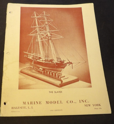 1951 MARINE MODEL CO. CATALOG - NEW YORK - THE SLAVER