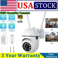 Wireless Security Camera System indoor Home Wifi Night Vision Cam 1080P HD