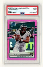 2020 Jalen Hurts Donruss Optic #164 Pink Holo...