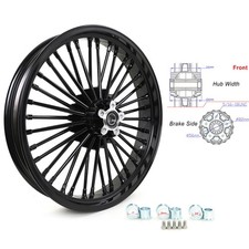 21x3.5 Spoke Front Wheel Rim for Harley Softail Fatboy FLSTF Dyna Street Bob FXD