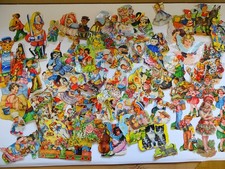 Glanzbild und Glitzerbilder Oblate ~ Poesiealbum Sammlung aus 1950 1960 1970ger