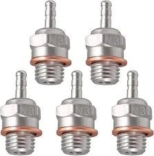 5Packs RC Glow Plug 70117#3 N3 Medium Hot Spark Nitro Engine Parts Replace... 