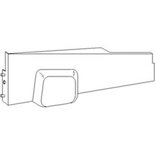 Side Shield - Left Hand Fits John Deere 4630 Ar59704