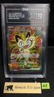 TAG GEM MINT 10[961] Meowth ex 114/080 SAR Nihil Zero M3 2026 Holo Pokemon