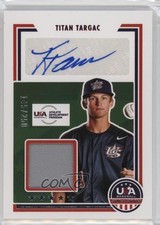 2022 Panini USA Baseball Stars & Stripes Signatures /250 Titan Targac Auto lz7